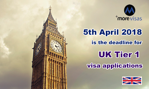 1 visa france tier 2018 Visa UK Deadline Applications Tier the April is for 5th 1